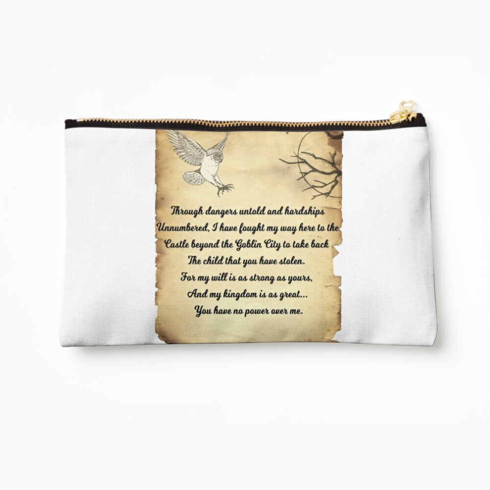 Whibos Makeup Bag Labyrinth Poem Cosmetic Organizer Tyvek Paper Bags Zipper Pouch