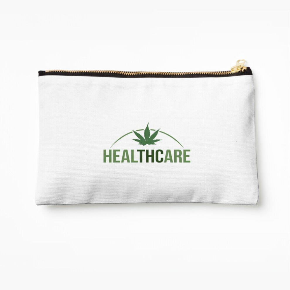 Whibos Makeup Bag Healthcare - Thc Marijuana/Cannabis Cosmetic Organizer Tyvek Paper Bags Zipper Pouch