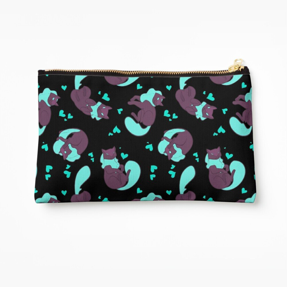 Whibos Makeup Bag Melog Pattern Cosmetic Organizer Tyvek Paper Bags Zipper Pouch