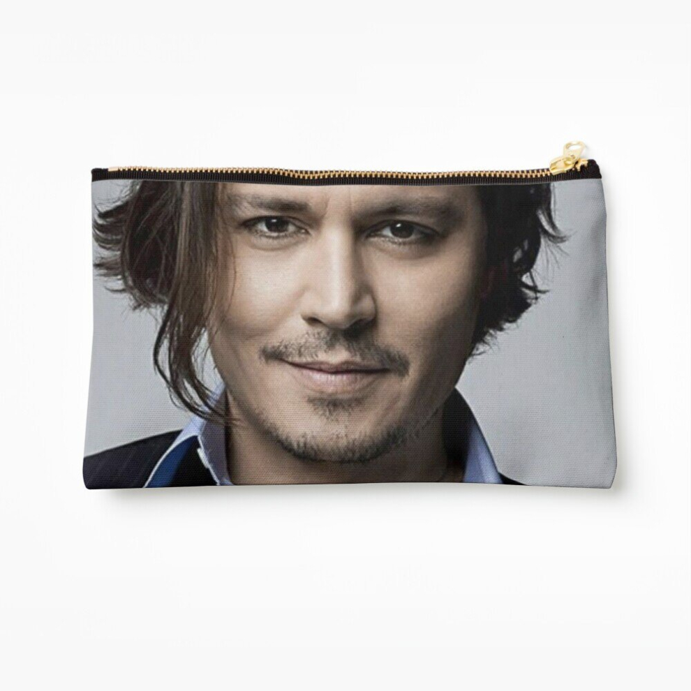 Whibos Makeup Bag Johnny Depp Cosmetic Organizer Tyvek Paper Bags Zipper Pouch