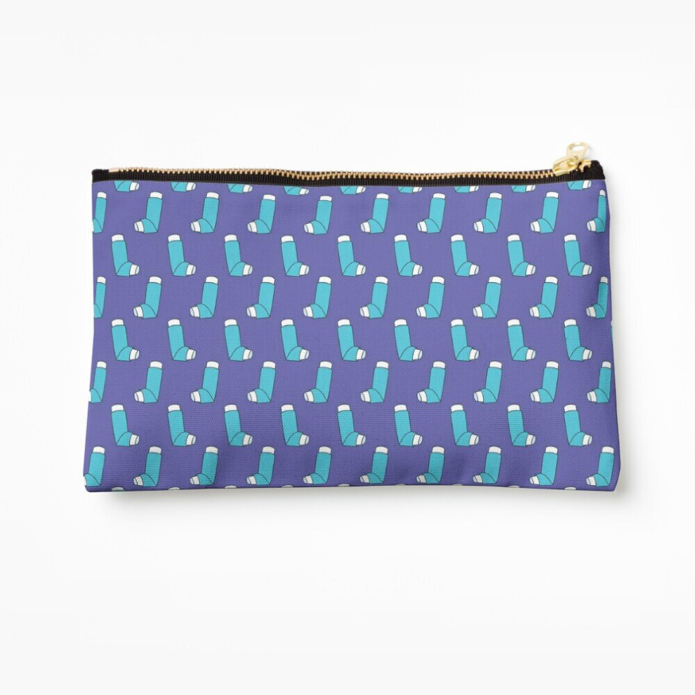 Whibos Makeup Bag Inhaler For Asthma Pattern Cosmetic Organizer Tyvek Paper Bags Zipper Pouch