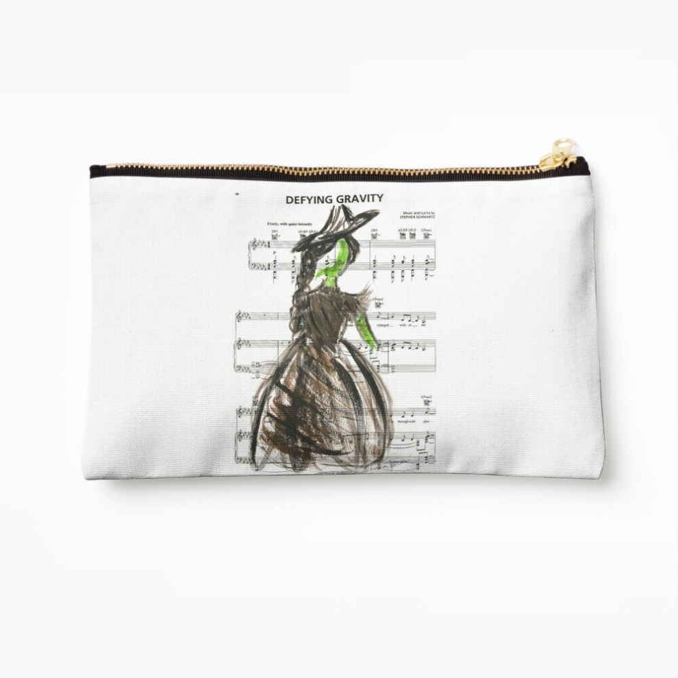 Whibos Makeup Bag Elphaba - Defying Gravity Cosmetic Organizer Tyvek Paper Bags Zipper Pouch