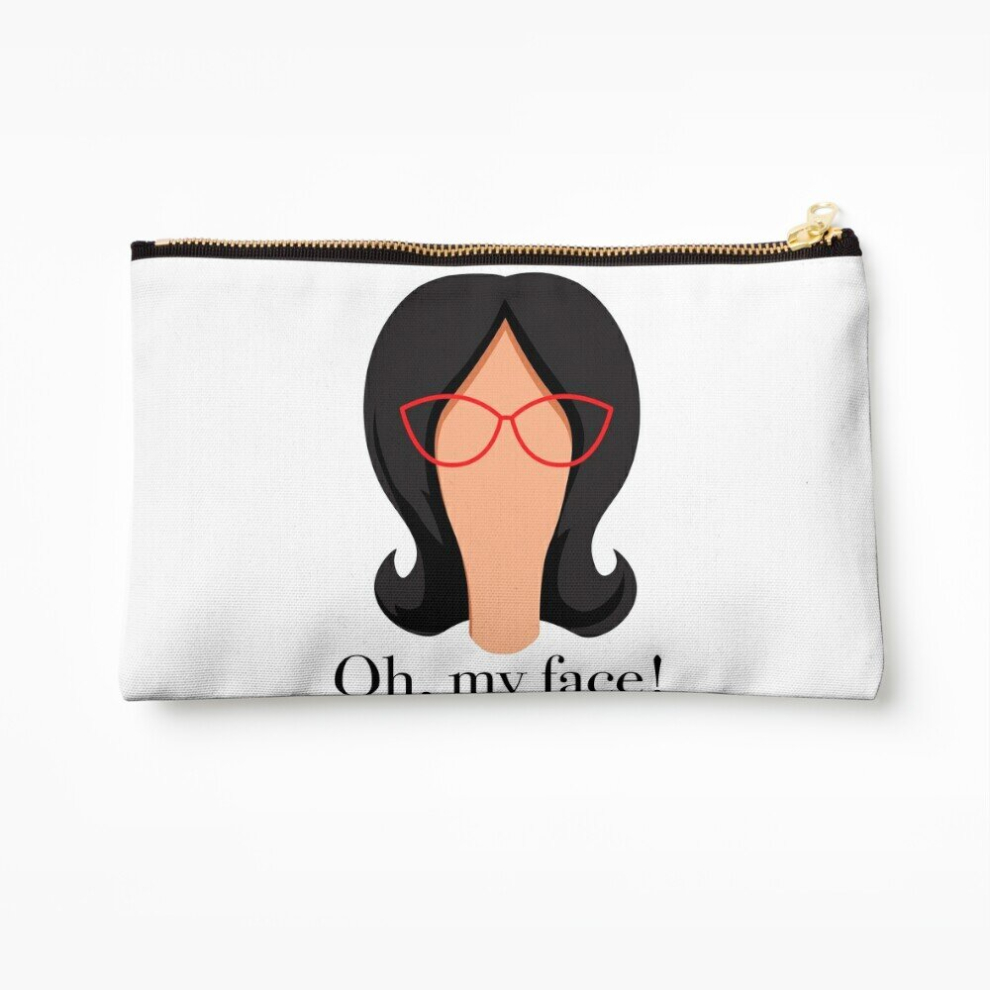 Whibos Makeup Bag Oh My Face Cosmetic Organizer Tyvek Paper Bags Zipper Pouch