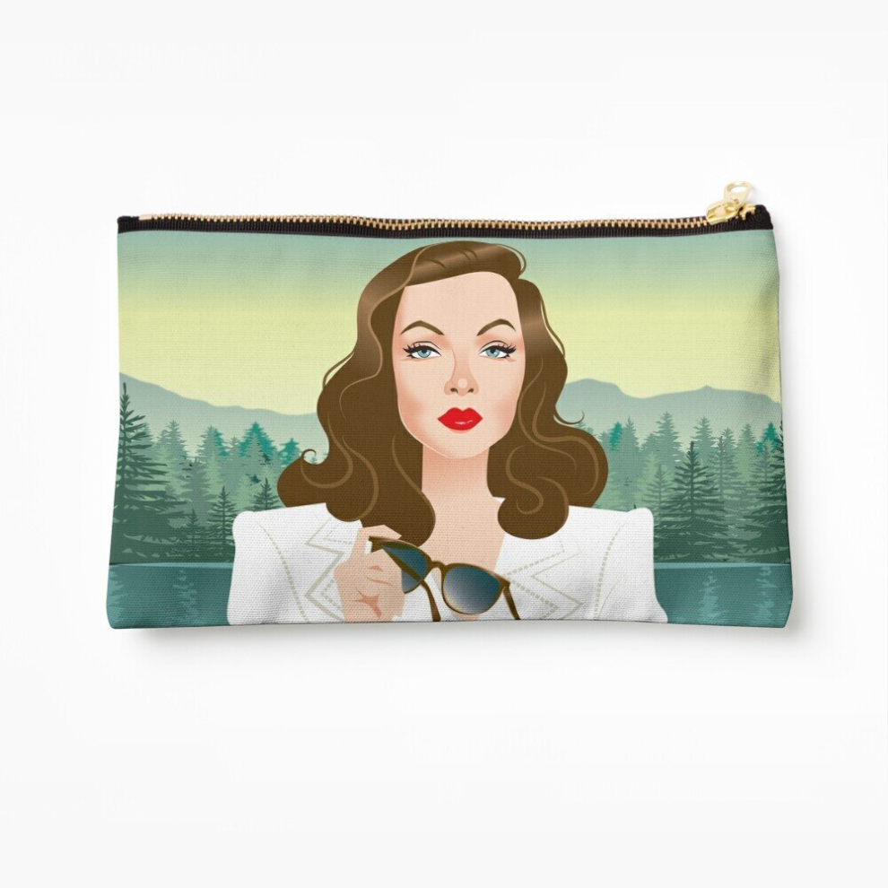 Whibos Makeup Bag Leave Her Cosmetic Organizer Tyvek Paper Bags Zipper Pouch