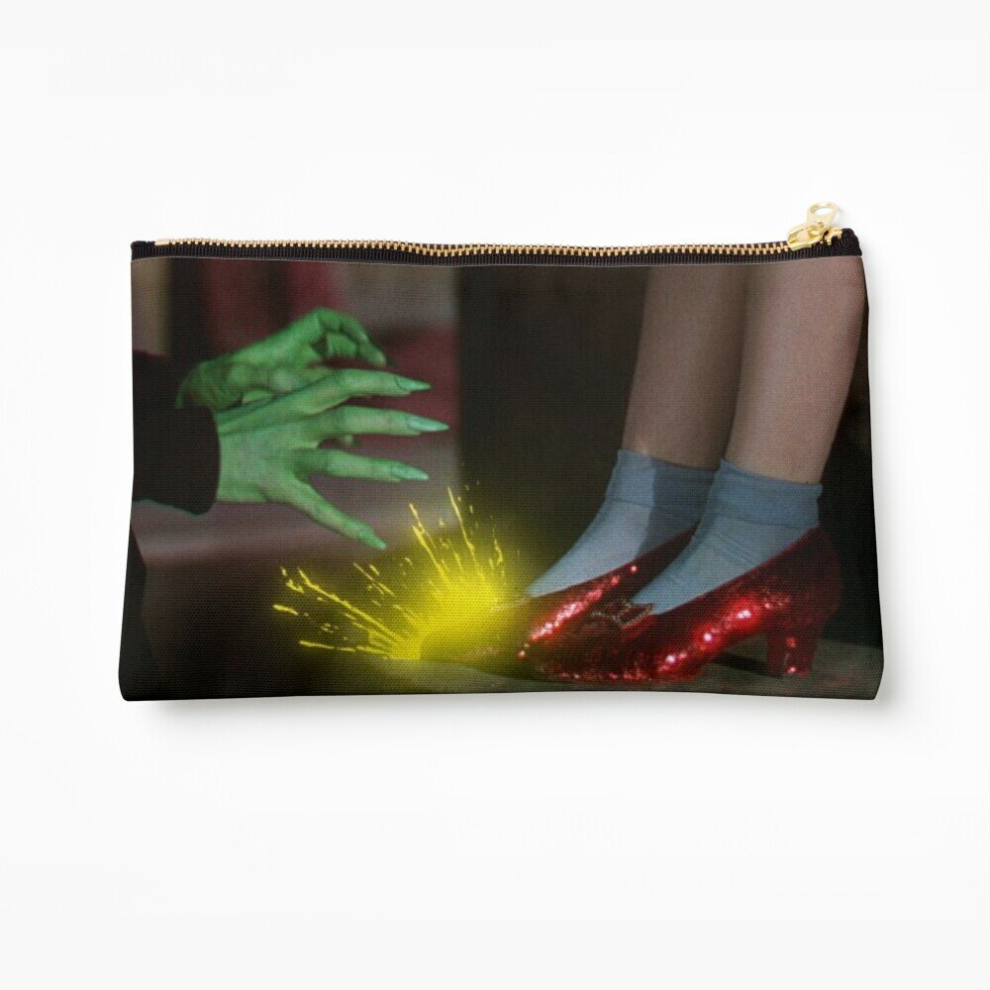 Whibos Makeup Bag The Wizard Of Oz Ruby Slippers Scene Cosmetic Organizer Tyvek Paper Bags Zipper Pouch