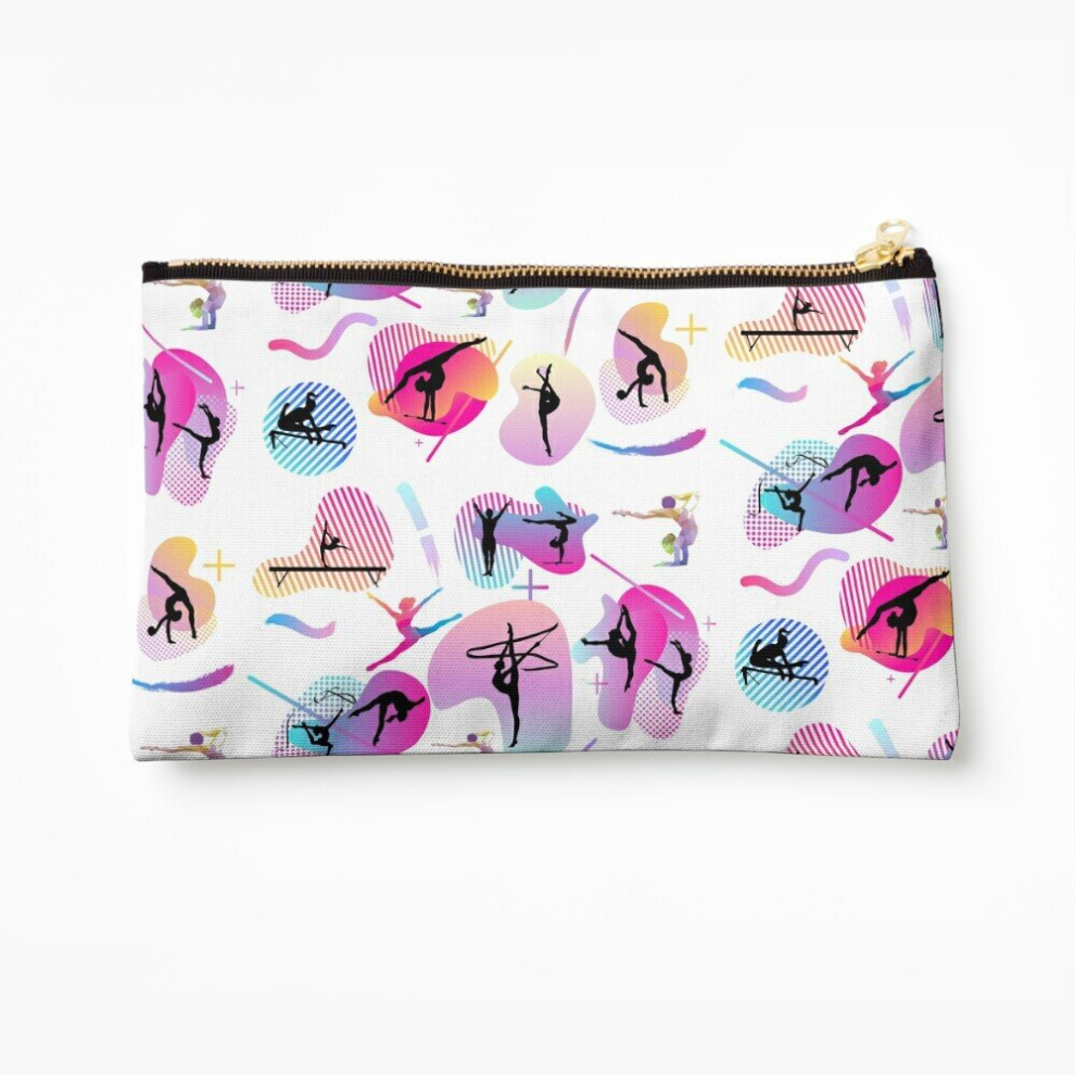 Whibos Makeup Bag Gymnastics Cosmetic Organizer Tyvek Paper Bags Zipper Pouch