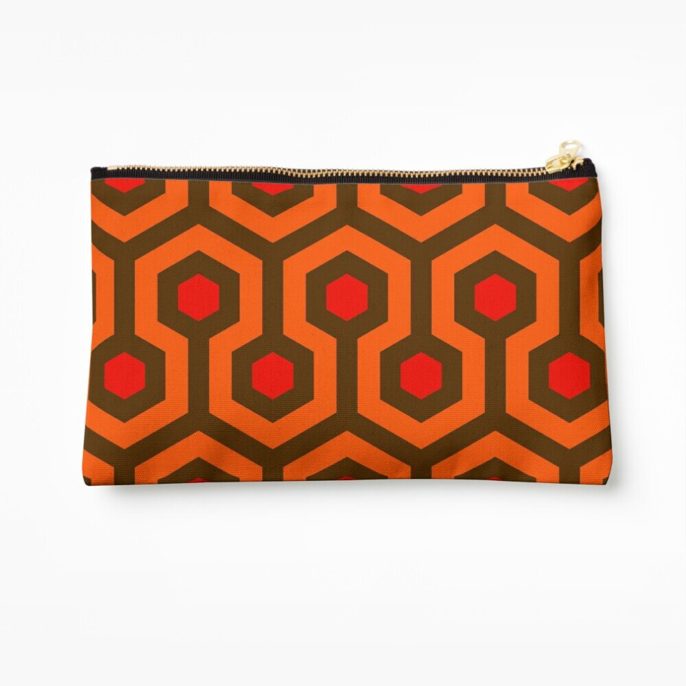 Whibos Makeup Bag Overlook Hexagon Pattern Cosmetic Organizer Tyvek Paper Bags Zipper Pouch