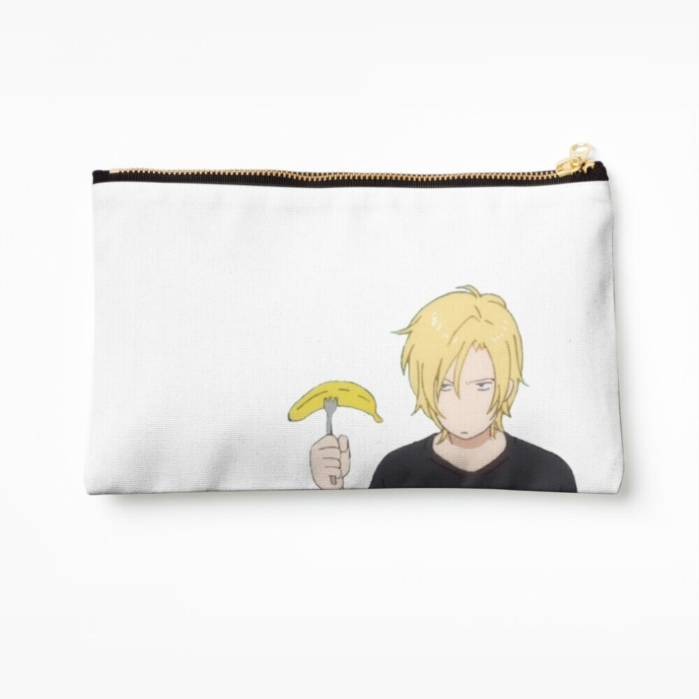 Whibos Makeup Bag Ash With A Banana- Banana Fish Cosmetic Organizer Tyvek Paper Bags Zipper Pouch