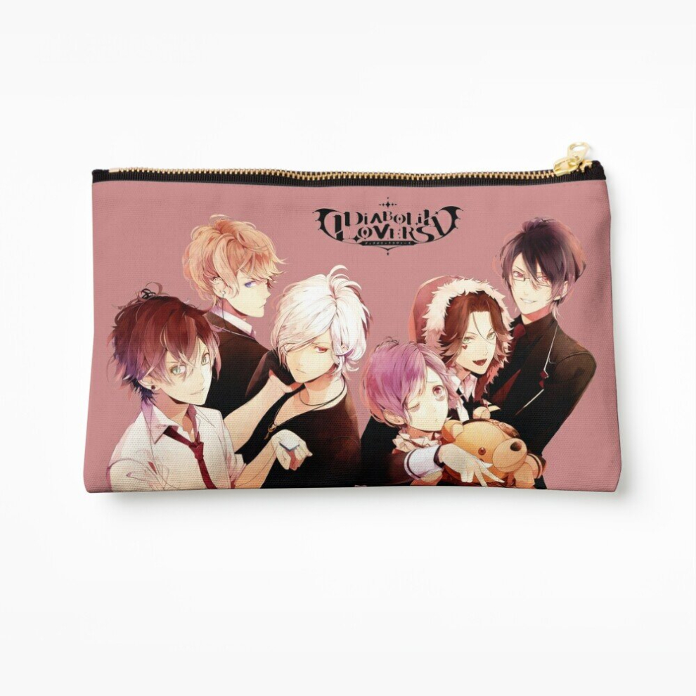 Whibos Makeup Bag Diabolik Lovers Cosmetic Organizer Tyvek Paper Bags Zipper Pouch
