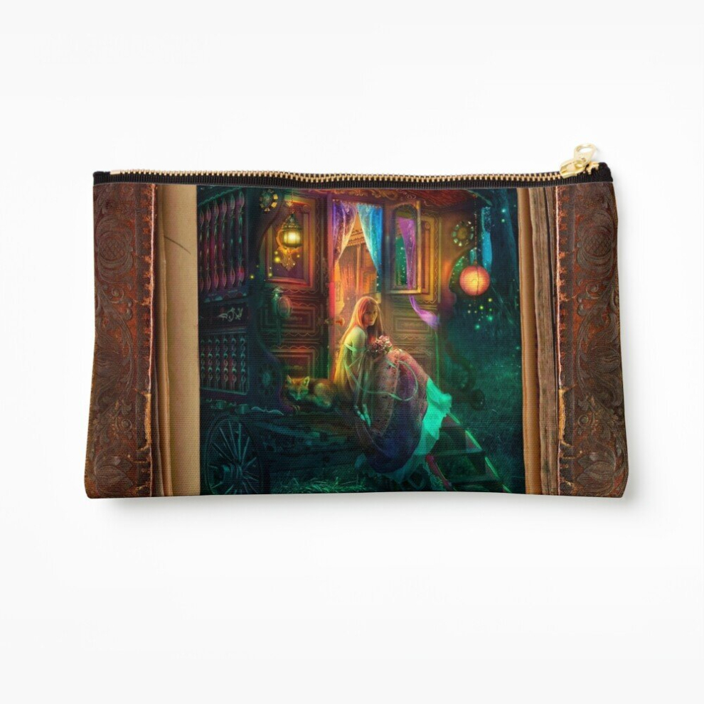 Whibos Makeup Bag Gypsy Firefly Cosmetic Organizer Tyvek Paper Bags Zipper Pouch