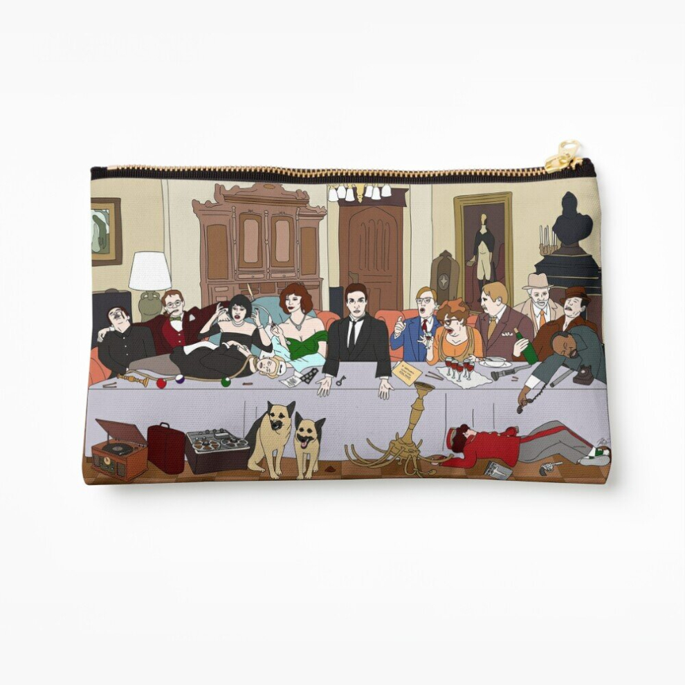 Whibos Makeup Bag The Last Supper At Boddy Mansion Cosmetic Organizer Tyvek Paper Bags Zipper Pouch