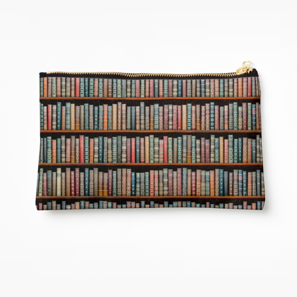 Whibos Makeup Bag The Library Cosmetic Organizer Tyvek Paper Bags Zipper Pouch