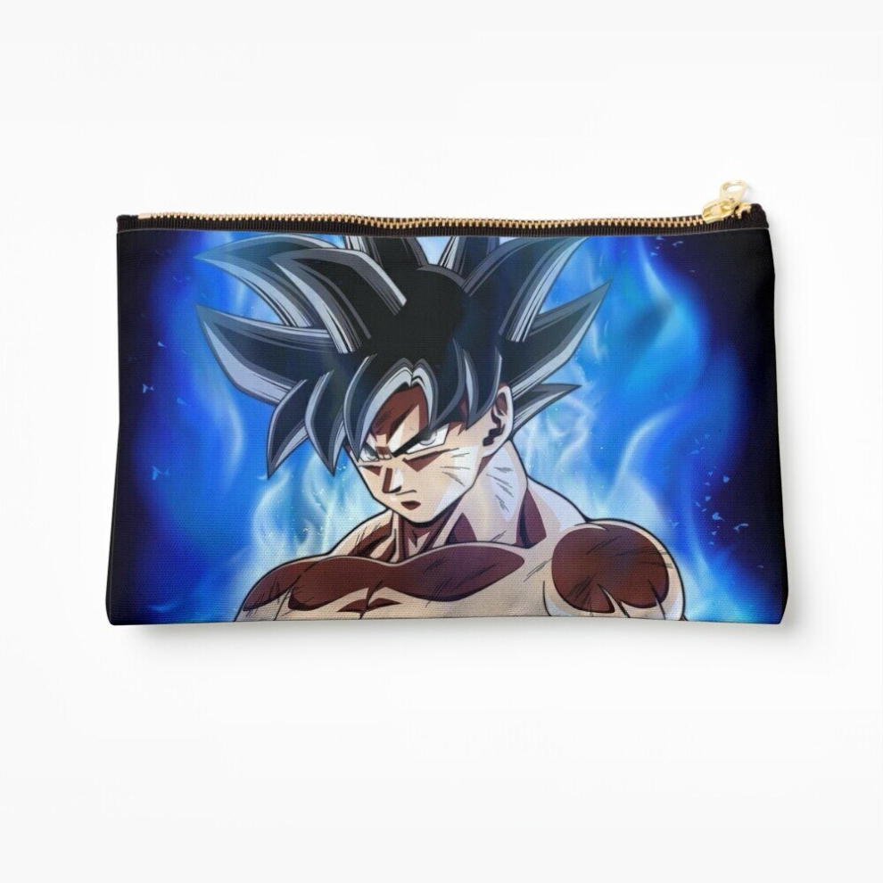 Whibos Makeup Bag Dragon Ball Super - Ultra Instinct Goku Cosmetic Organizer Tyvek Paper Bags Zipper Pouch