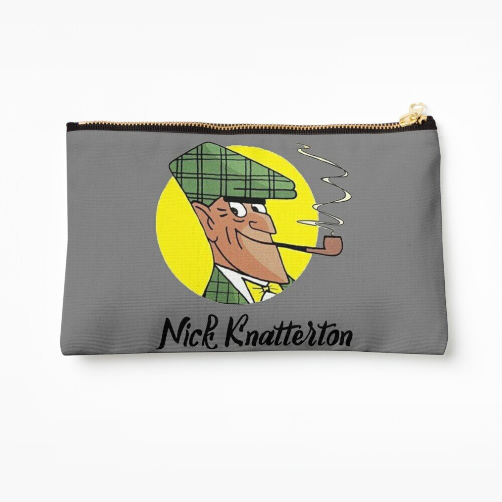 Whibos Makeup Bag Nick Knatterton German Cartoon Movie Cosmetic Organizer Tyvek Paper Bags Zipper Pouch