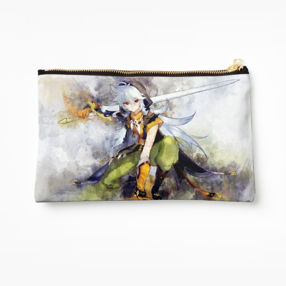 Whibos Makeup Bag Genshin Impact - Razor Cosmetic Organizer Tyvek Paper Bags Zipper Pouch