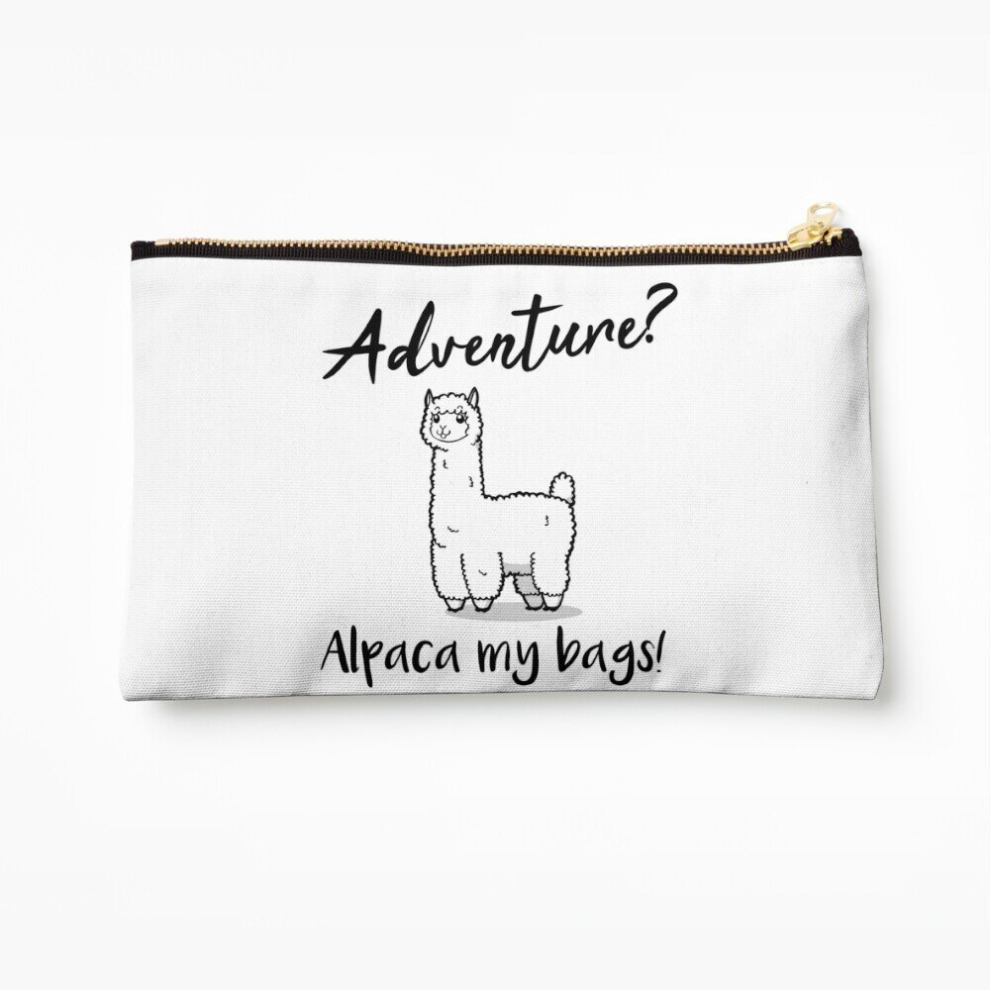 Whibos Makeup Bag Adventure? Alpaca My Bags Cosmetic Organizer Tyvek Paper Bags Zipper Pouch