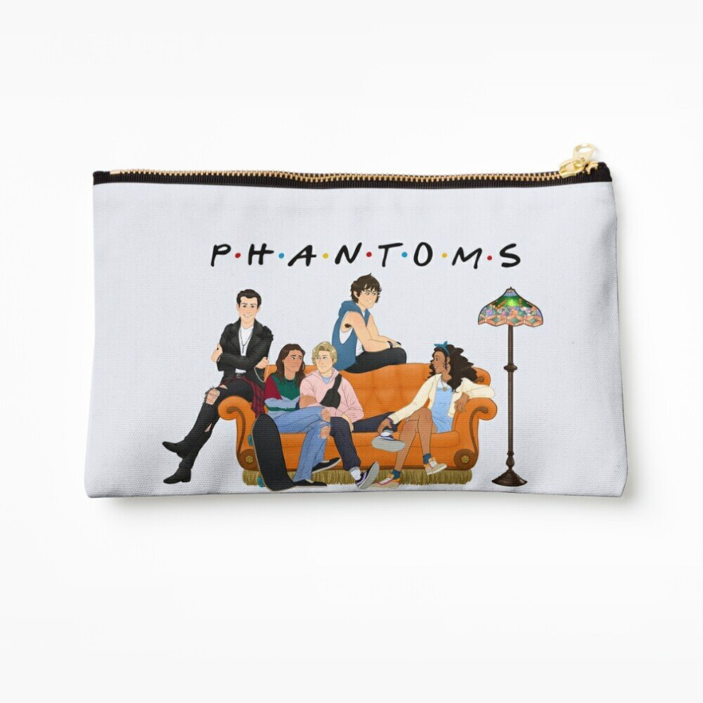 Whibos Makeup Bag Phantoms Cosmetic Organizer Tyvek Paper Bags Zipper Pouch