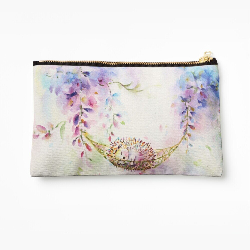 Whibos Wisteria Makeup Bag Dream Cosmetic Organizer Tyvek Paper Bags Zipper Pouch
