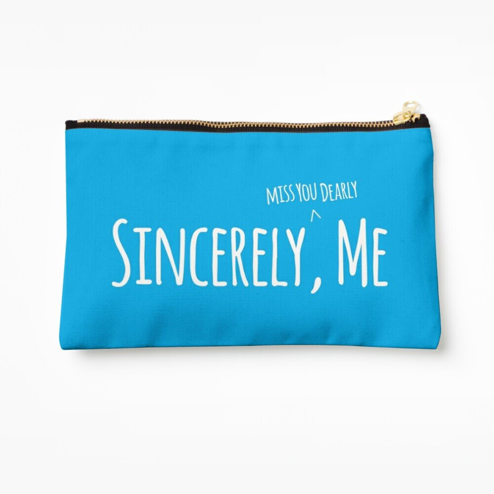 Whibos Makeup Bag Sincerely, Me - Dear Evan Hansen Cosmetic Organizer Tyvek Paper Bags Zipper Pouch