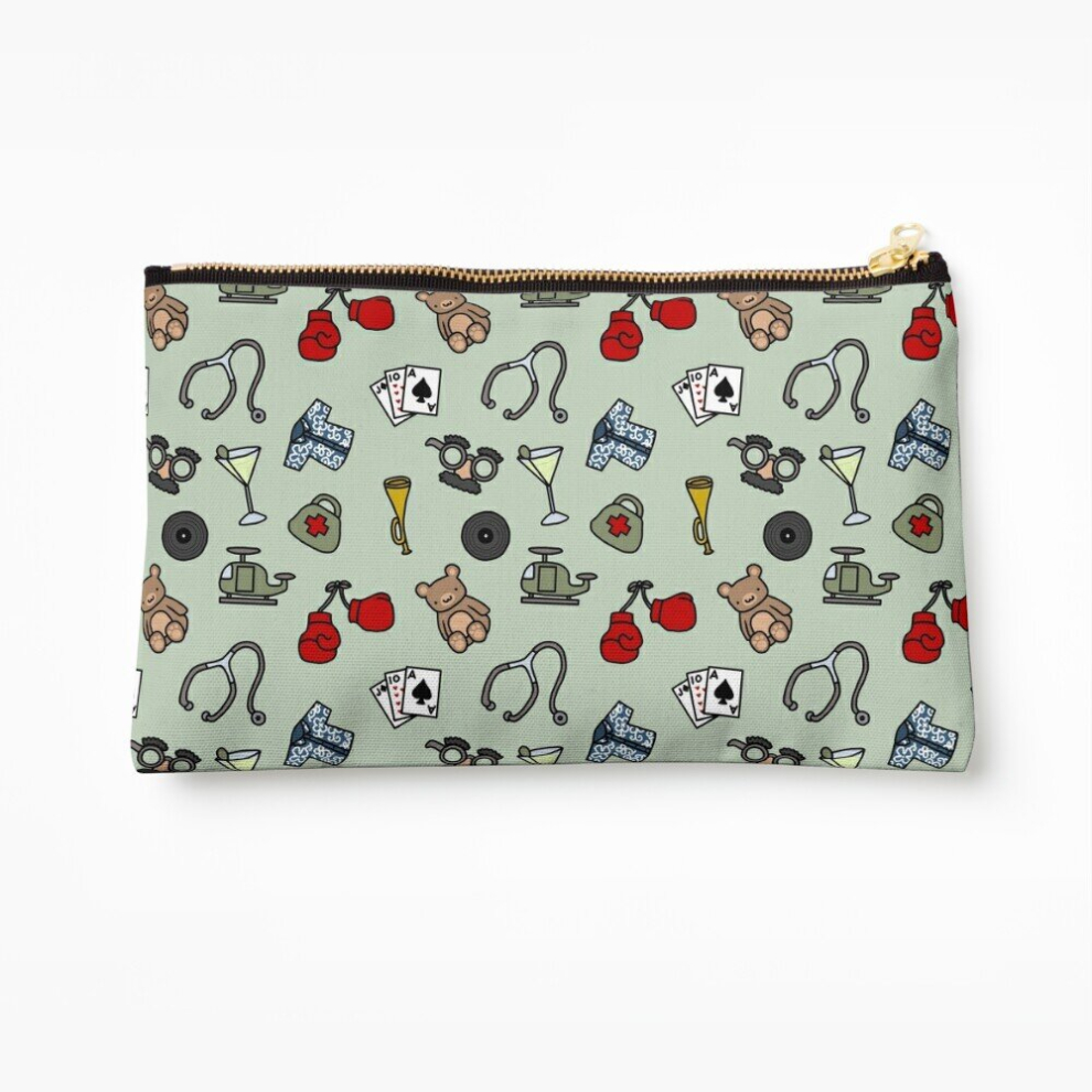 Whibos Makeup Bag Martinis And Medicine Cosmetic Organizer Tyvek Paper Bags Zipper Pouch