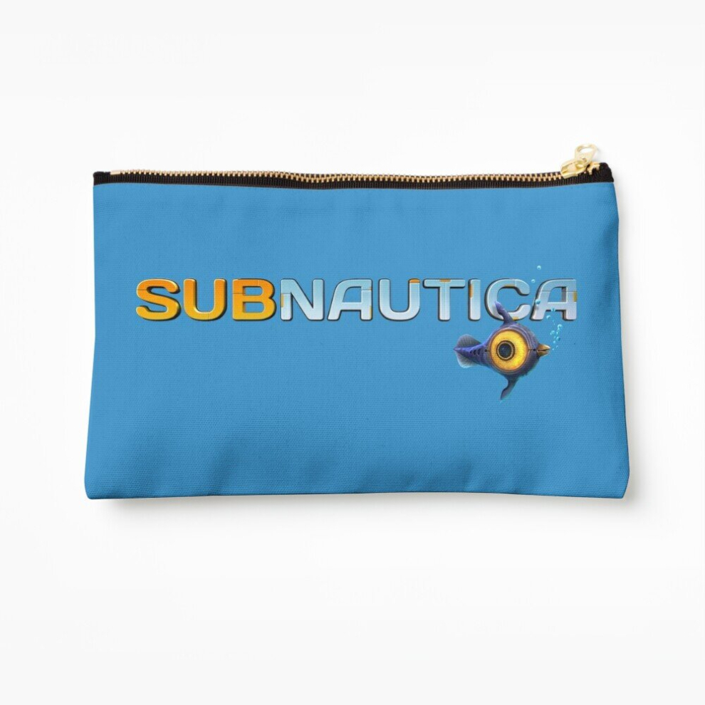 Whibos Makeup Bag Subnautica Logo Cosmetic Organizer Tyvek Paper Bags Zipper Pouch