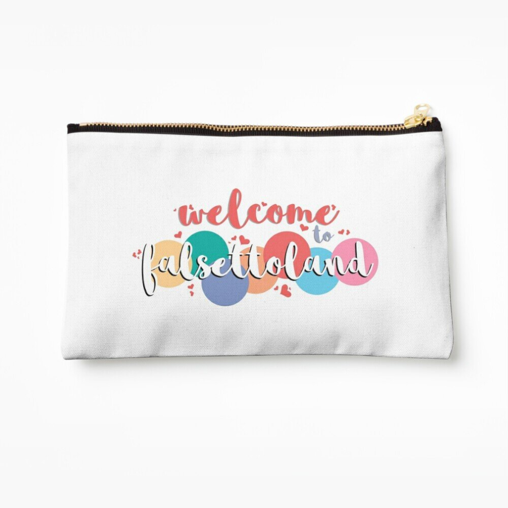 Whibos Makeup Bag We're A Teeny-Tiny Band... Cosmetic Organizer Tyvek Paper Bags Zipper Pouch