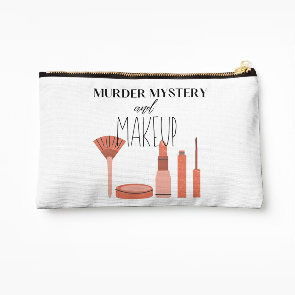 Whibos Makeup Bag Murder Mystery And Makeup Cosmetic Organizer Tyvek Paper Bags Zipper Pouch