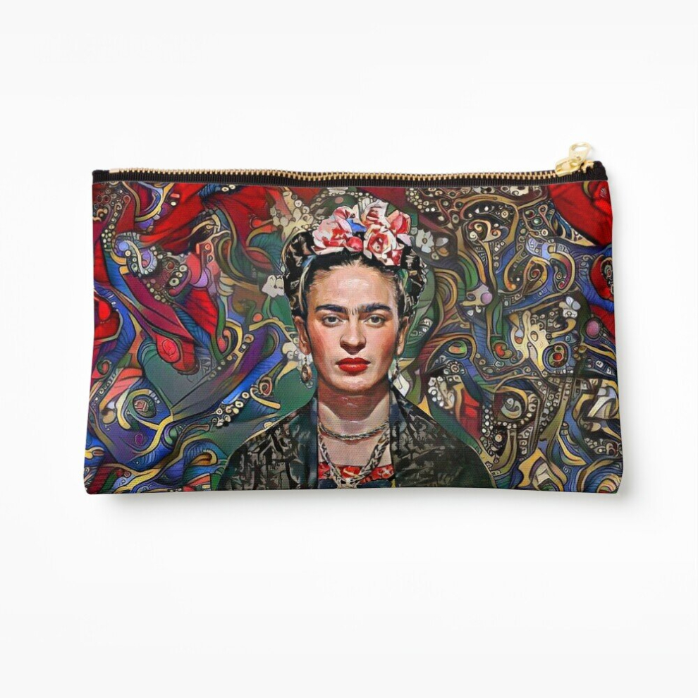 Whibos Makeup Bag Royal Frida Cosmetic Organizer Tyvek Paper Bags Zipper Pouch