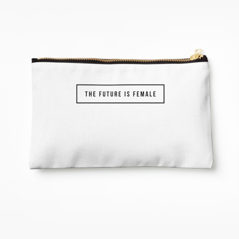 Whibos Makeup Bag The Future Is Female Cosmetic Organizer Tyvek Paper Bags Zipper Pouch