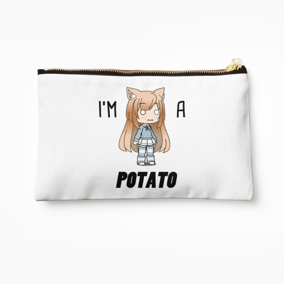 Whibos Makeup Bag Potato Gacha Cosmetic Organizer Tyvek Paper Bags Zipper Pouch