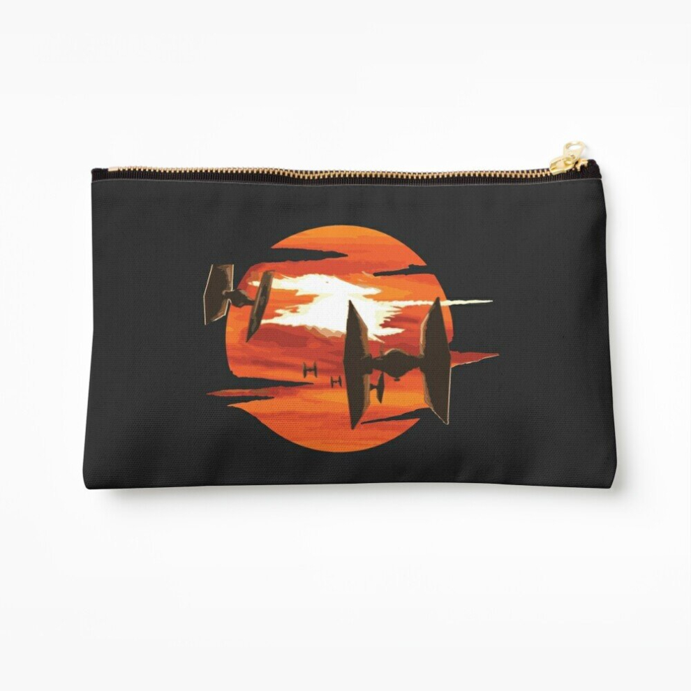 Whibos Makeup Bag Ride Of The Tie Fighters Cosmetic Organizer Tyvek Paper Bags Zipper Pouch