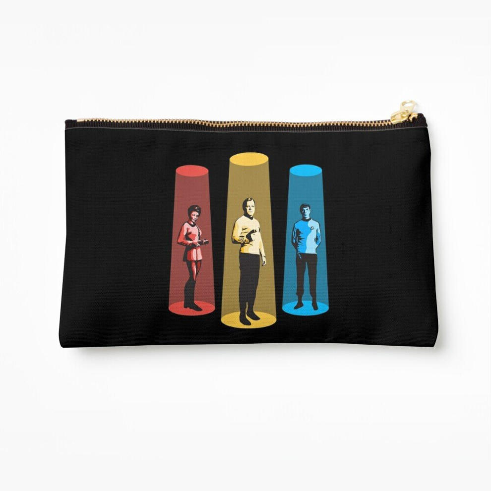 Whibos Makeup Bag Beam Me Up, Scotty Cosmetic Organizer Tyvek Paper Bags Zipper Pouch