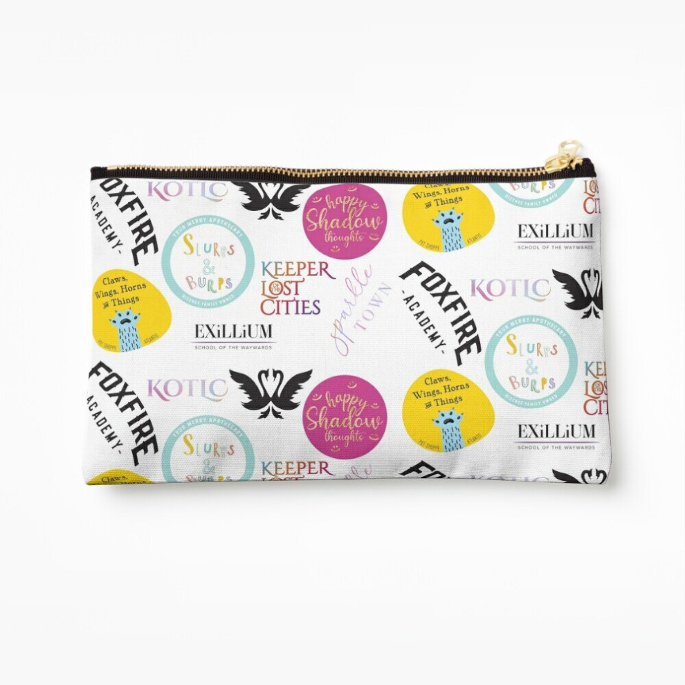 Whibos Makeup Bag Keeper Of The Lost Cities Cosmetic Organizer Tyvek Paper Bags Zipper Pouch