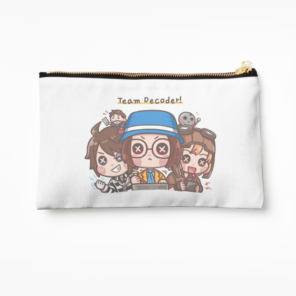 Whibos Makeup Bag Identity V Decoders Squad Chibi Cosmetic Organizer Tyvek Paper Bags Zipper Pouch