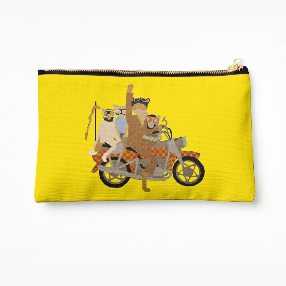 Whibos Makeup Bag Fantastic Mr Motorcycle Cosmetic Organizer Tyvek Paper Bags Zipper Pouch