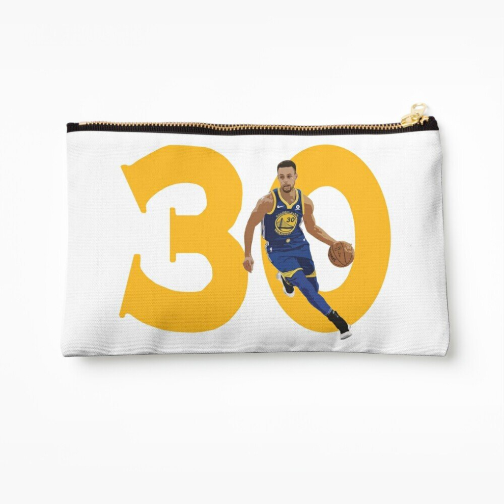 Whibos Makeup Bag Steph Curry Cosmetic Organizer Tyvek Paper Bags Zipper Pouch