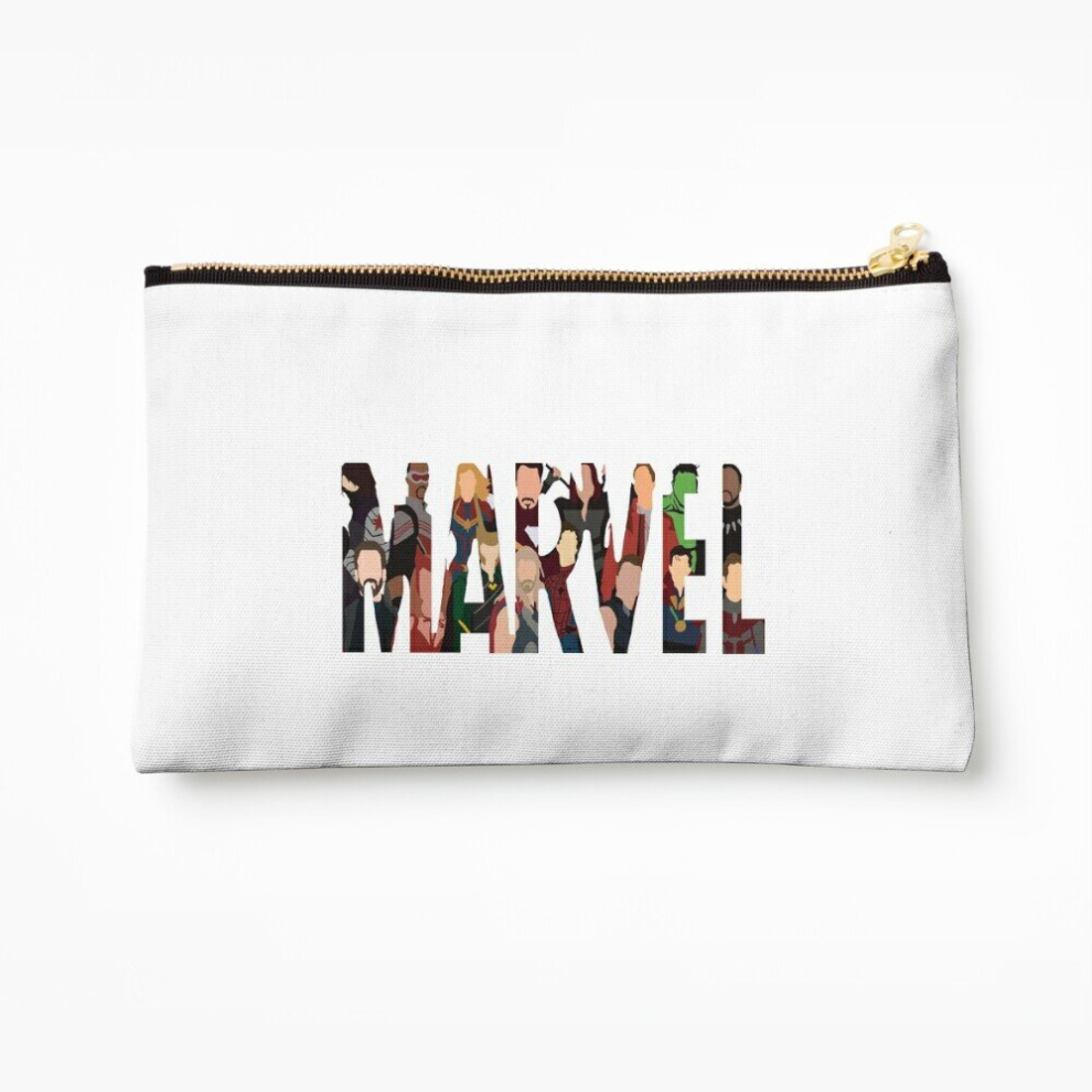 Whibos Makeup Bag Mcu Characters Cosmetic Organizer Tyvek Paper Bags Zipper Pouch