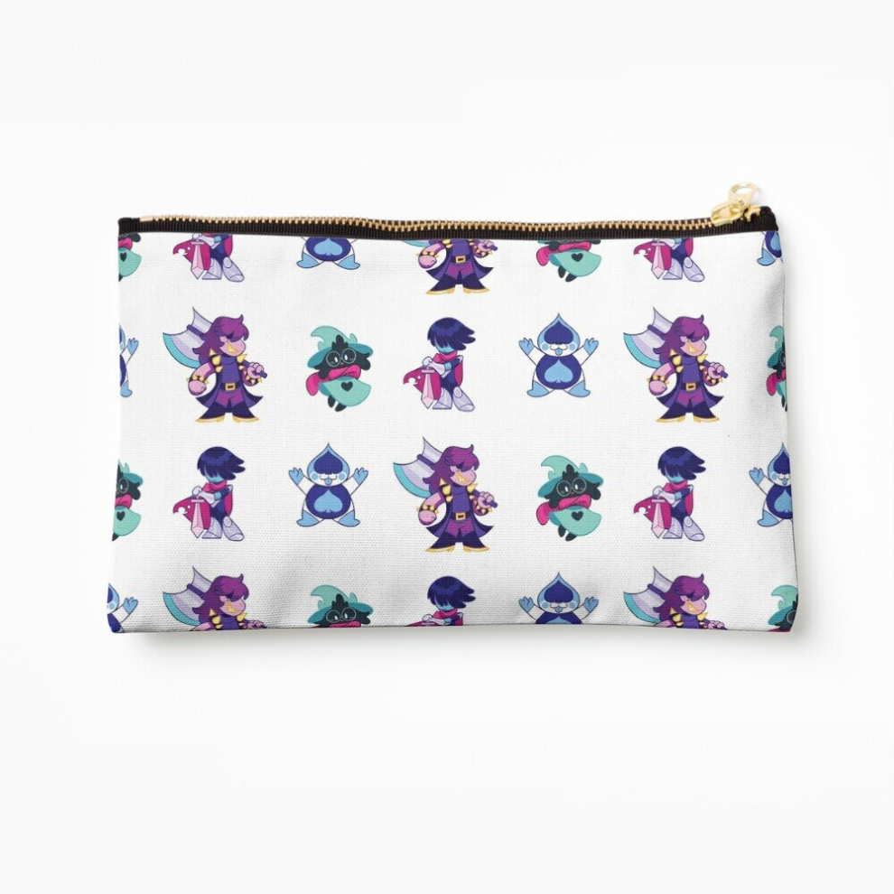Whibos Makeup Bag Deltarue: The Fun Gang Cosmetic Organizer Tyvek Paper Bags Zipper Pouch