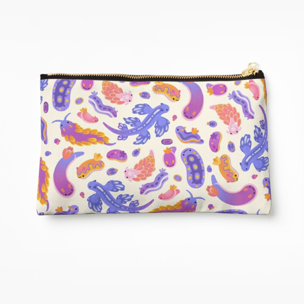 Whibos Makeup Bag Sea Slug - Pastel Cosmetic Organizer Tyvek Paper Bags Zipper Pouch