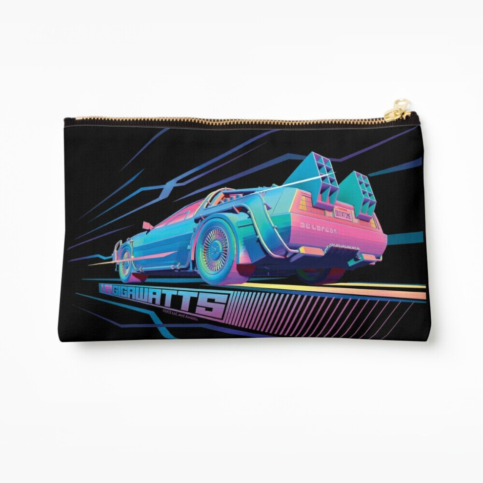 Whibos Makeup Bag Back To The Future - 1.21 Gigawatts Cosmetic Organizer Tyvek Paper Bags Zipper Pouch