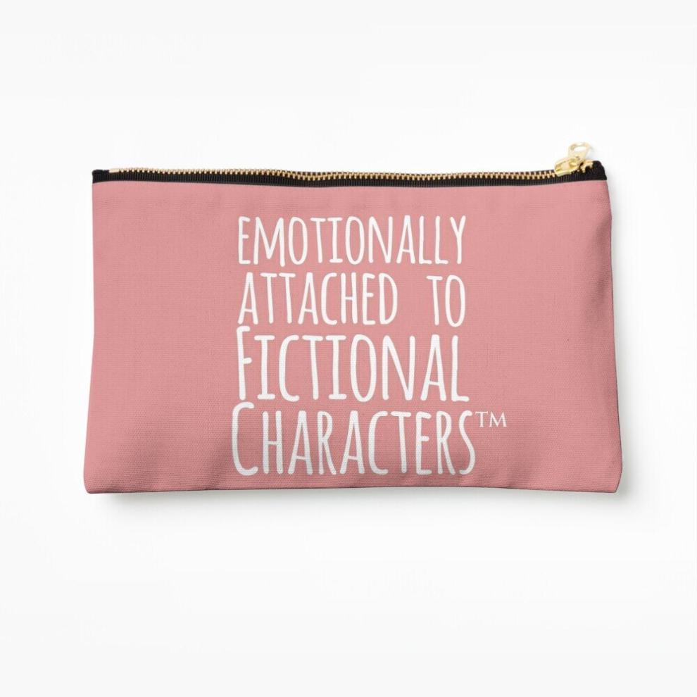 Whibos Makeup Bag Emotionally Attached To Fictional Characters Cosmetic Organizer Tyvek Paper Bags Zipper Pouch