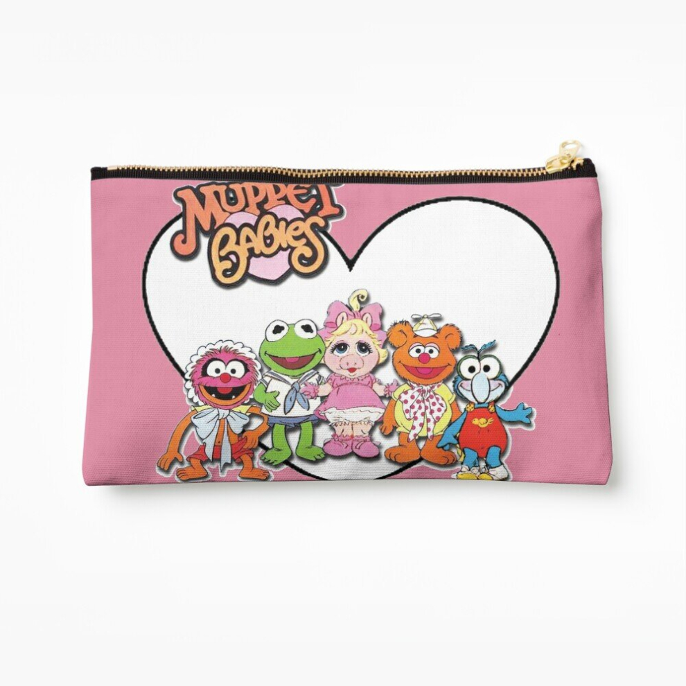 Whibos Makeup Bag Muppet Babies! Cosmetic Organizer Tyvek Paper Bags Zipper Pouch