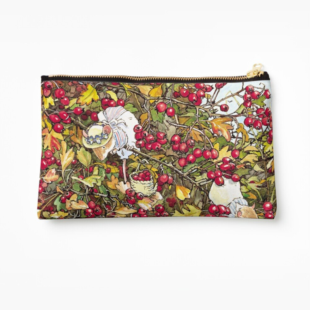 Whibos Makeup Bag The Blackthorn Bush Cosmetic Organizer Tyvek Paper Bags Zipper Pouch