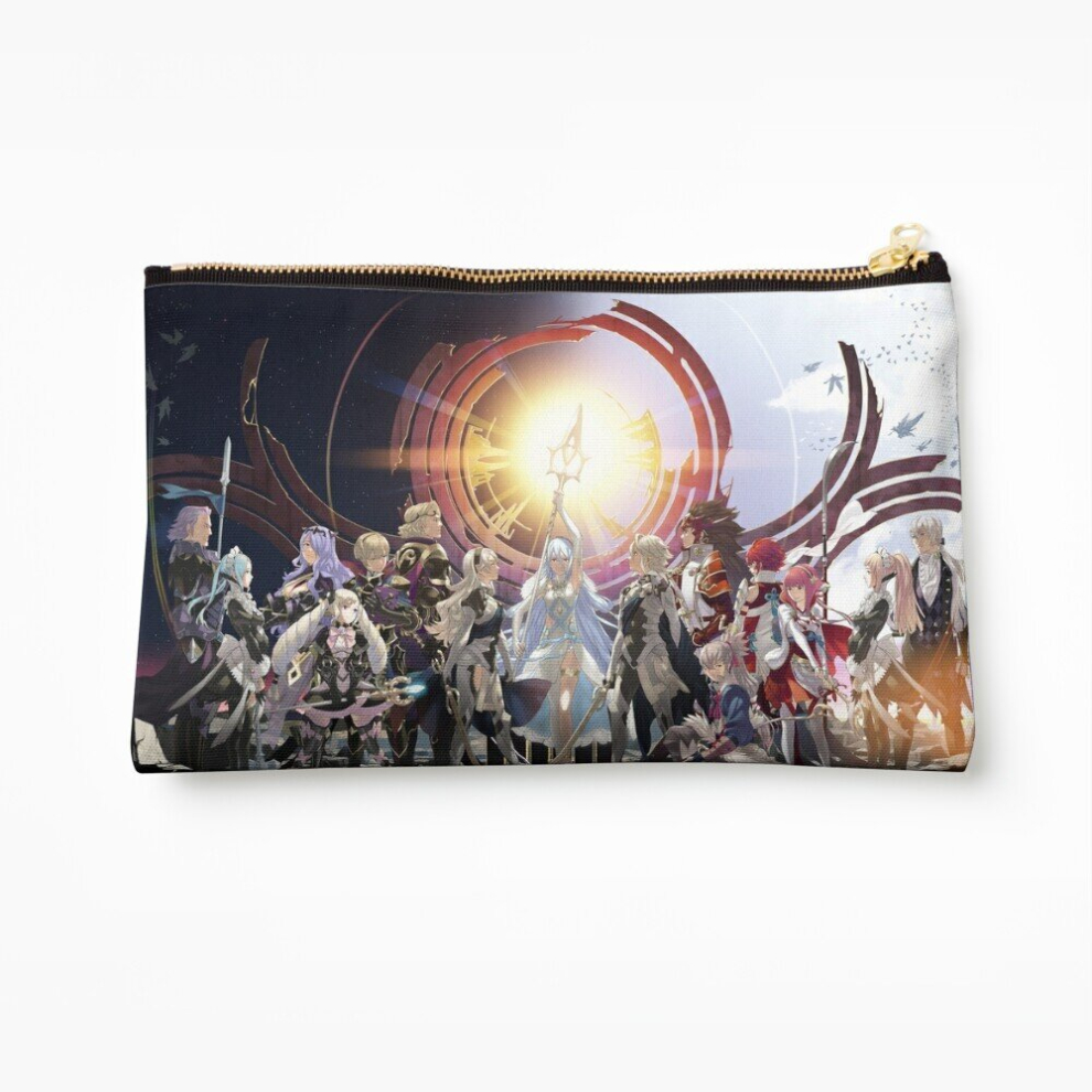 Whibos Makeup Bag Fire Emblem Fates Cosmetic Organizer Tyvek Paper Bags Zipper Pouch