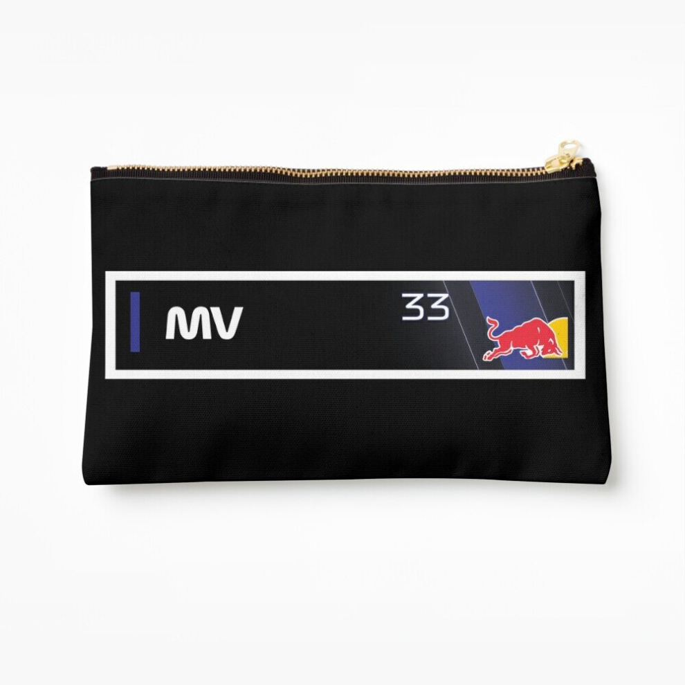 Whibos Makeup Bag F1 Max Verstappen 33 Cosmetic Organizer Tyvek Paper Bags Zipper Pouch