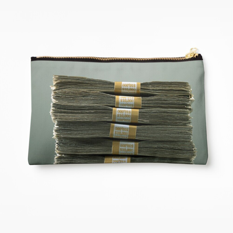 Whibos Makeup Bag Money Cosmetic Organizer Tyvek Paper Bags Zipper Pouch
