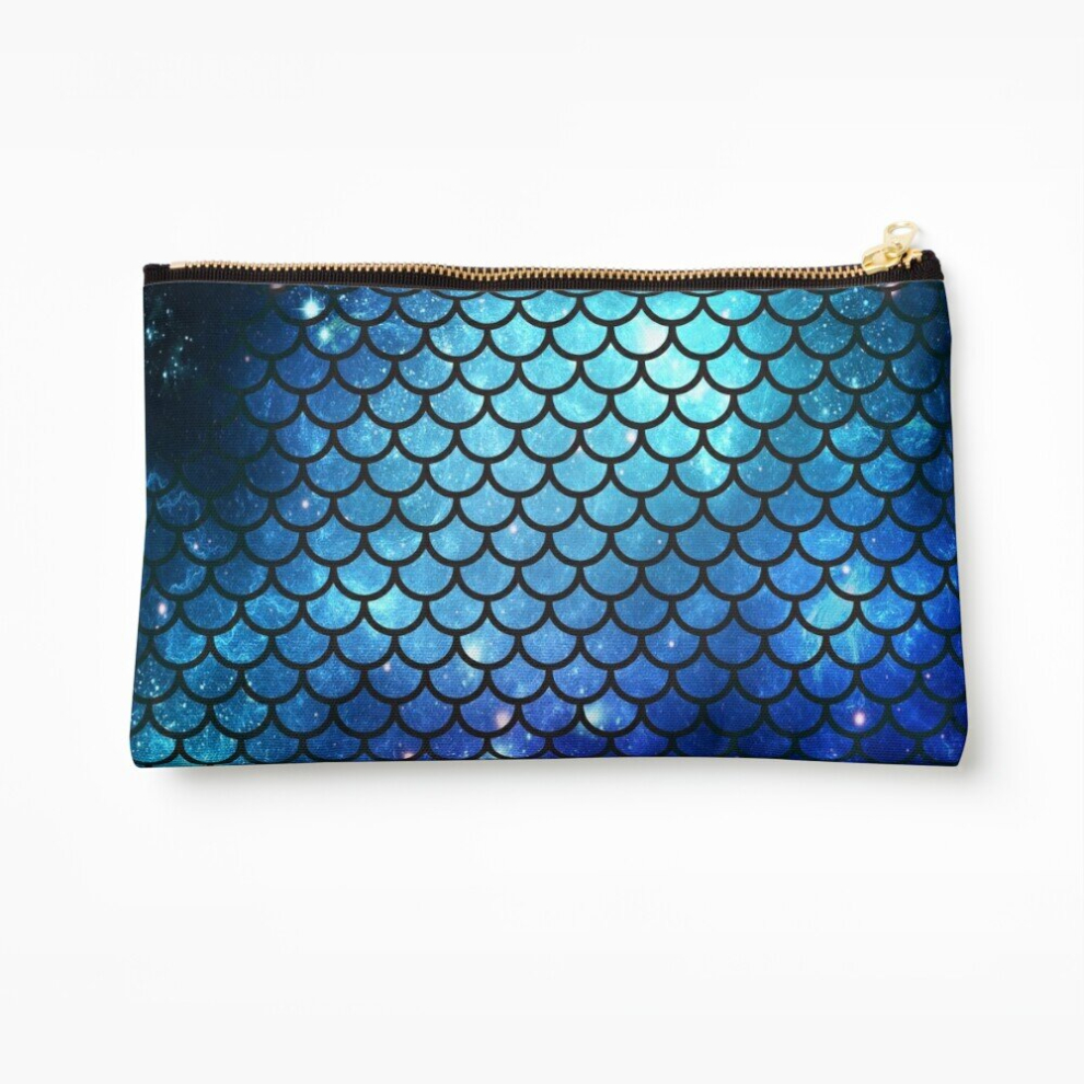 Whibos Makeup Bag Mermaid Tail Cosmetic Organizer Tyvek Paper Bags Zipper Pouch