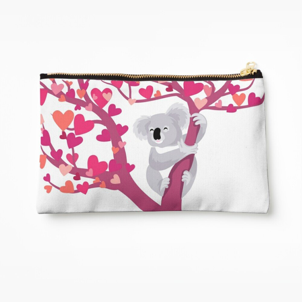 Whibos Makeup Bag Love Koala In Tree Cosmetic Organizer Tyvek Paper Bags Zipper Pouch