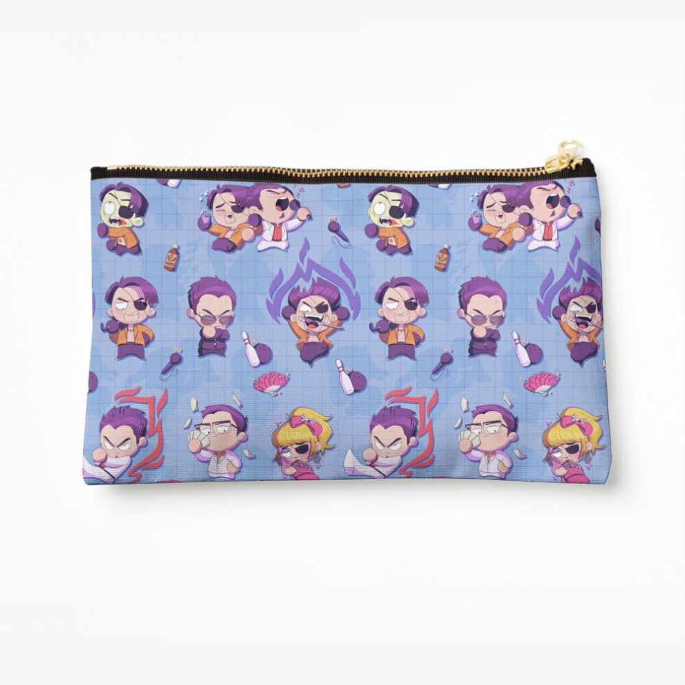 Whibos Makeup Bag The Dragon And The Mad Dog Cosmetic Organizer Tyvek Paper Bags Zipper Pouch