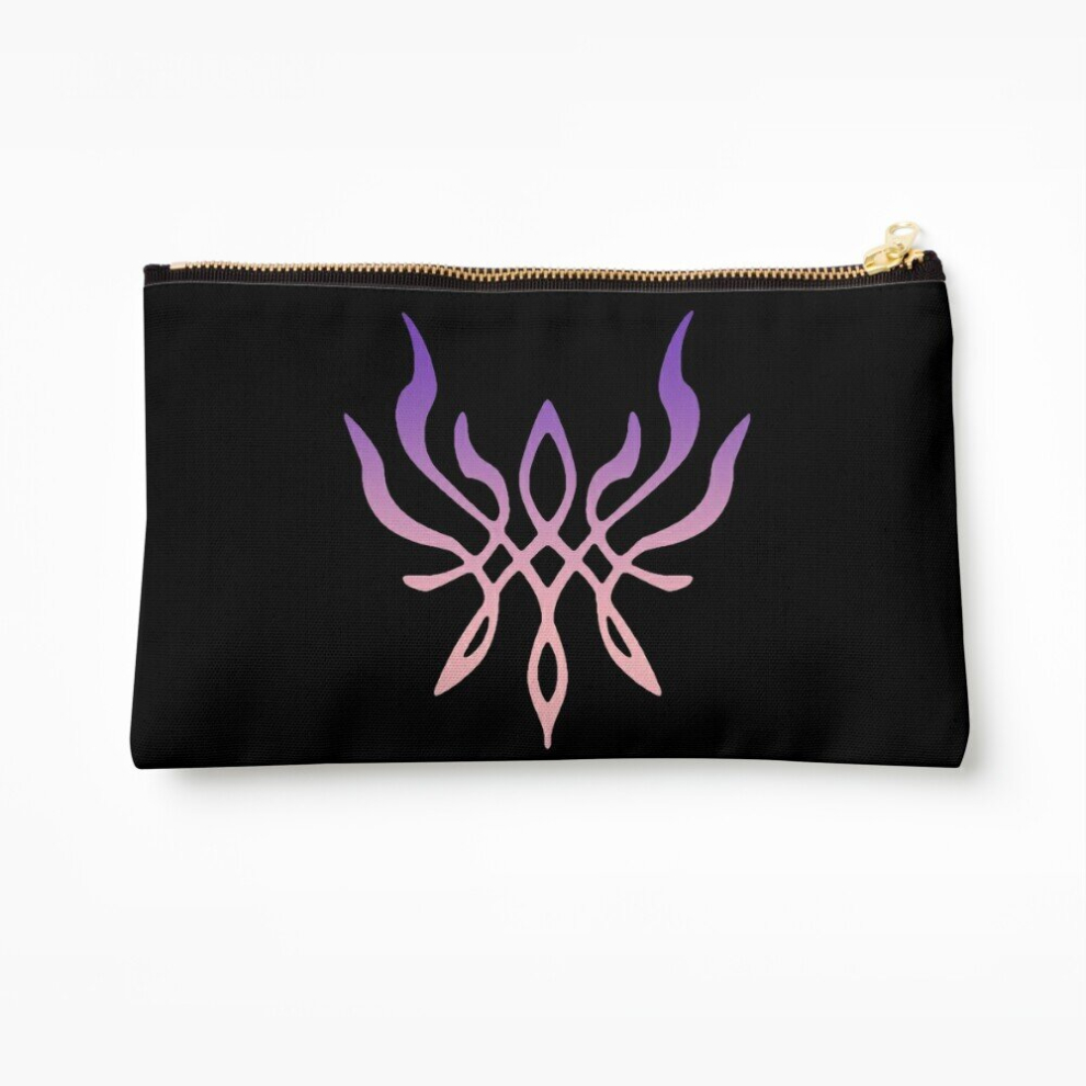 Whibos Makeup Bag Crest Of Flames Cosmetic Organizer Tyvek Paper Bags Zipper Pouch
